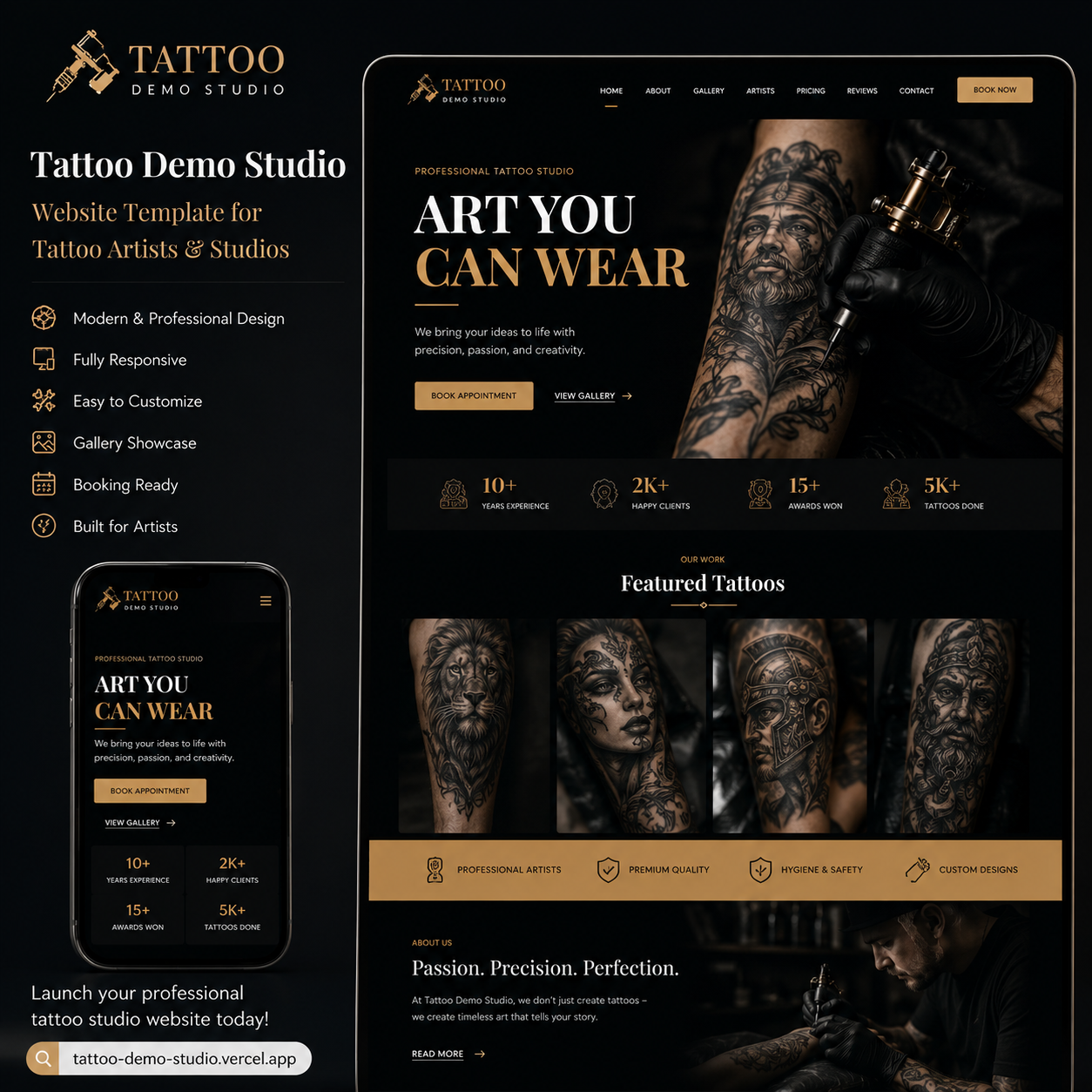 Demo Tattoo Studio project artwork